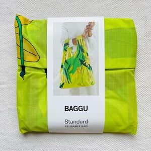 BAGGU Standard Reusable Shopping Bag Yellow Lily